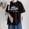 Camiseta de Manga Corta para Hombre 2026 Verano Nueva Tendencia Americana Holgada Cuello Redondo Casual Versátil Camiseta de Media Manga Ropa para Hombre