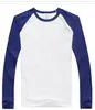 Cor da costura impressão da manga camiseta exportação 140 gramas 32 cardado gola redonda fabricantes de camisetas OEM