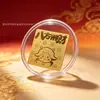 Pegatinas para Teléfono de Oro Puro 999 del Año de la Oveja, Pequeñas Pegatinas de Pan de Oro, Productos de Atracción para Transmisiones en Vivo de Tienda, Regalos de Fábrica