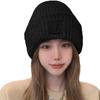 Inverno L Bordado Quente Chapéu de Lã Tricotado Feminino Chapéu de Montão Estilo Coreano Rosto Bonito Pequeno Combina com Tudo Solto Chapéu Tricotado
