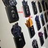 Soporte de Exhibición de Puños de Acero Inoxidable, Accesorios de Exhibición Vertical para Cuellos y Mangas de Camisas, Exhibidor de Piso para Cuellos de Tienda de Ropa