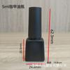 5ml8ml10ml cor de plástico quadrado preto unha polonês garrafa hdpe unha polonês garrafa de plástico maquiagem química sub-engarrafamento