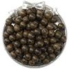 Cuentas de Madera Natural Cuentas Redondas Flores de Pera Tuya Birmana Sándalo Cuentas de Barril Cuentas Sueltas Antiguo DIY Material para Pulseras de Joyería