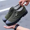 3518 fábrica de zapatos liberación construcción directa sitio de trabajo zapatos de trabajo caña baja zapatos de protección laboral zapatos de lona transpirables entrega de una sola pieza