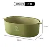 Nuevo Lavabo de Verduras de Doble Capa Cesta Coladora Lavar Frutas Filtrado de Agua Cesta para Verduras Plato para Frutas Tamaño Grande Engrosado Cocina Hogar