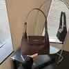 Bolso de hombro de gamuza nuevo estilo otoño para ir al trabajo, simple y moderno estilo coreano 2026 bolso de mano para mujer