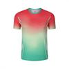 Atacado Rápido Verão Secagem Rápida Manga Curta Personalizado Roupa Esportiva para Homens e Mulheres, Tops Infantis Color Block para Tênis de Mesa e Badminton
