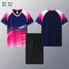 Conjunto de Uniforme de Bádminton, Uniforme Unisex de Voleibol, Ropa Deportiva Estudiantil de Tenis de Mesa, Jersey Estudiantil, Manga Corta DIY