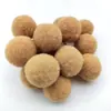 Al por mayor personalizado bola de pelo de alta elasticidad accesorios hechos a mano para bricolaje color poliéster zapatos y sombreros tamaño bola de pelo de color mixto bola de felpa
