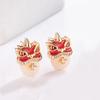 Weihua Novo Estilo Benmingnian National Tide Ping An Lion Dance Colar terno Feminino Estilo Nacional Pingente Design Antigo Criativo terno