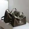 Bolso Tote Grande de Piel de Vaca de Primera Capa Suave para Viajes Diarios Bolso de Mano para Mujer Bolso de Piel Genuina para Mujer