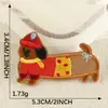 Parche Adhesivo Original de Dibujos Animados Animal Marrón Cachorro Lindo Accesorios Funda para Teléfono Móvil Taza de Agua Parche de Tela Bordada