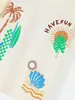 26 Nuevos Estilos de Verano de Camisetas de Manga Corta para Niños, Moda Europea y Americana Estampado de Playa Camisetas de Cuello Redondo para Niños, Suministro Transfronterizo de Ropa para Niños