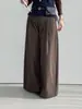 Isso Significa Que os Essenciais para o Dia a Dia Incluem Calças Casuais Retas Estilo Coreano para Mulheres, de Cintura Alta, Plissadas, Simples, Versáteis, de Barra Larga, Longas 6263