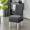 Funda Universal para Silla Funda para Todos los Taburetes Cuatro Estaciones Silla de Madera Funda para Silla para Mesa de Comedor en Casa Respaldo Integrado Funda Elástica para Asiento