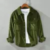 Roupas Masculinas Novas de Alta Qualidade para Outono e Inverno da Amazon Moda Europeia e Americana Camisas de Veludo de Manga Longa Tops e Jaquetas Casuais Soltos