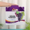 Caixa de Embalagem Portátil para Uvas Caixa de Presente para Uvas Colorida Impressa Espessa Caixa Vazia Caixa de Presente de Uva Companheira de Alta Qualidade Venda por Atacado