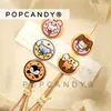 Dona Acrílica Pieza Redonda Grande Accesorios Impresos DIY Materiales para Abalorios Hechos a Mano Cadena para Teléfono Colgantes para Bolsos Cuentas Sueltas