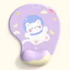 Alfombrilla de ratón almohadilla de silicona para muñeca pequeña linda niños y niñas computadora caricatura oficina animación juego alfombrilla de escritorio soporte para muñeca