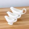 Cuchara de Leche Cerámica con Punta Puntiaguda y Mango, Jarra Pequeña para Leche, Cuchara para Salsa, Taza de Café con Leche, Jarra para Arte Latte de Café, Taza de Leche, Se Puede Empaquetar