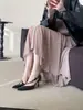 Zapatos de Tacón Alto Stiletto Puntiagudos de Estilo Nuevo Primavera 2026, Elegantes y Adelgazantes, Moda Francesa, Zapatos Sexys y Deslumbrantes de Celebridad de Internet para Mujer