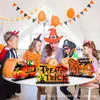 Decoración de Halloween Adornos de Madera para Escritorio Accesorios para Fotos de Fiesta Castillo Bruja Calabaza Accesorios de Decoración de Ambiente
