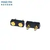 Conector POGOPIN dedal de resorte dedal de antena chapado en oro pasador de inserción de pasador de dedal lado del orificio del pasador pasta de soldar tipo cable de soldadura de carga pasador plano