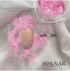 Uñas Macaron 1MM japonesas y coreanas amor estrella mini lentejuelas fluorescentes alto brillo estrella de cinco puntas parche material para uñas