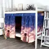 Cortina para Cama de Dormitorio de Estudiantes Universitarios Bloques Superiores e Inferiores Tela de Sombreado Dormitorio Masculino y Femenino Dormitorio de Estudiantes de Secundaria Cortina para Cama de Dormitorio Habitación de Alquiler Sencilla