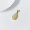 Nalan Prata de Lei S925 Jade Hetian Magnólia Pingente Gota d'Água Exquisito Simples Estilo Ins Nicho Design Pingente Y03051
