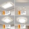 Lâmpada Principal para Sala de Estar Moderna Simples Atmosfera 2025 Nova Atmosfera Lâmpada de Teto Branca Pacote para Casa Toda Lâmpadas Zhongshan