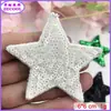 Lentejuelas de Punto Estrella Toalla Tela Bordada Pegatinas Forma de Corazón Letra Parche para Ropa Accesorios de Ropa Pegatinas DIY