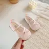 Lindos Zapatos de Malla con Puntos para Niñas Primavera/Verano 2026 Pequeños, Medianos, Grandes Zapatos de Princesa con Moño Mocasines de Performance
