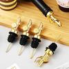 Acero Inoxidable Vertedor de Vino con Tapa Automática Boquilla Vertedora Boquilla para Vino Tapón para Vino de Cóctel Boquilla para Coctelería Tapa Automática Volteo por Gravedad