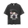 Semillas de comida de Tokio ghouls Ropa de investigación Madera Dorada estudiante de anime camiseta de manga corta hombres y mujeres impresa desgastada ropa de verano t