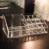 Caja de Almacenamiento Cosmético, Tocador, Cajón Transparente Gris Tipo Joyero, Labial, Base de Maquillaje, Sombra de Ojos, Caja de Productos para el Cuidado de la Piel, Versión Mejorada