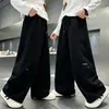 Pantalones de otoño para niño, estilo primavera y otoño, nueva colección 2026, pantalones deportivos de chándal para niños de talla grande, pantalones largos casuales, pantalones de pierna ancha para niño para otoño