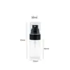 Botella de spray para maquillaje de plástico PET 30/40/50/60 ml material de embalaje para productos para el cuidado de la piel botella de spray de niebla fina transparente