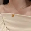 Collar de Flores Estilo Bosque Nuevo para Mujer, Cadena para Clavícula, Dulce y Lindo, Estilo Juvenil, Diseño de Nicho, Simple y Elegante, Lujo Ligero