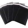 Saco Envelope Bolha Preto para Comércio Exterior, Filme Coextruso, Amortecimento Espesso, Saco Bolha para Courier, Sacola para Acessórios de Pequenos Itens de E-commerce
