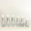 Botella de Aceite Esencial para Hombro Casual de Gama Alta 20ml Botella de Vidrio Transparente Gotero para Aceite Esencial Botella Cosmética Botella de Aceite Esencial Tipo Empuje