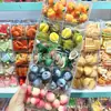 Pinzas para el Cabello Divertidas y Originales de Frutas: Naranja, Durian, Aguacate, Arándano, Durazno - Pasadores Creativos para Niñas