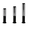 Lámpara de césped exterior LED con enchufe de tierra jardín paisajismo lámpara de jardín redonda aluminio enchufe de parque lámpara de calle exportación transfronteriza