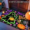 Tapetes Decorativos de Chão de Halloween para Amazon Transfronteiriça Tapetes de Chão Festivos Tapete de Veludo Cristal Resistente a Manchas Entrada Entrada