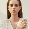 Nuevo Collar Geométrico Más Vendido de Kamanqi para Mujer Diseño Personalizado Joyería de Moda de Gama Alta Joyería Exclusiva de Amazon