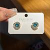 @Oferta Especial@ Brincos de argola requintados com microcravação de diamantes para mulheres, brincos de luxo acessíveis com strass verde, brincos e acessórios.