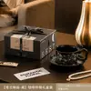 Xícara de café de cerâmica estilo pastoral francês, de alta qualidade e requintada, para uso pessoal de mulheres, xícara para latte art, caneca, copo de água
