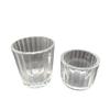 Vela de vidrio Copa aromaterapia Candelabro Copa dormitorio Candelabro aromaterapia vidrio patrón vertical vela vidrio fragancia Copa