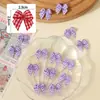 En Stock Lazo Envuelto de Cuadros de 1 cm Cinta Escocesa Lazo Decorativo Ropa Accesorio para el Cabello Decoración DIY