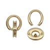 Hebilla ojo de pollo accesorios de herrajes para equipaje hebilla lateral colgante para mochila bolsa con cadena de anillo hebilla de anillo redondo bolsa colgante con cadena hebilla colgante